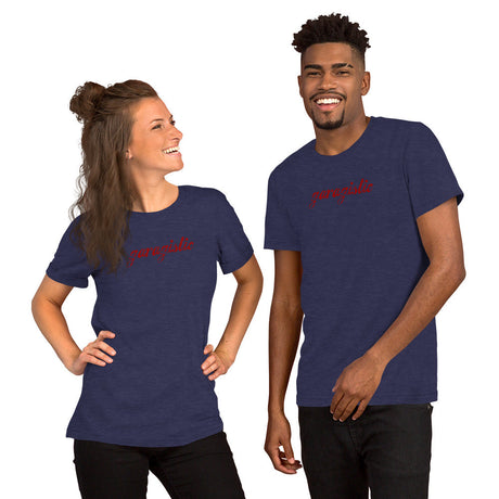 Garagistic Classic Logo Unisex T-Shirt-Apparel-Non-Garagistic Vendor-Heather Midnight Navy-S-Garagistic