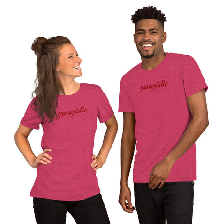 Garagistic Classic Logo Unisex T-Shirt-Apparel-Non-Garagistic Vendor-Heather Raspberry-S-Garagistic