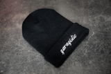 Garagistic Cuffed Beanie-Apparel-Non-Garagistic Vendor-Black-Garagistic