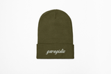 Garagistic Cuffed Beanie-Apparel-Non-Garagistic Vendor-Olive-Garagistic