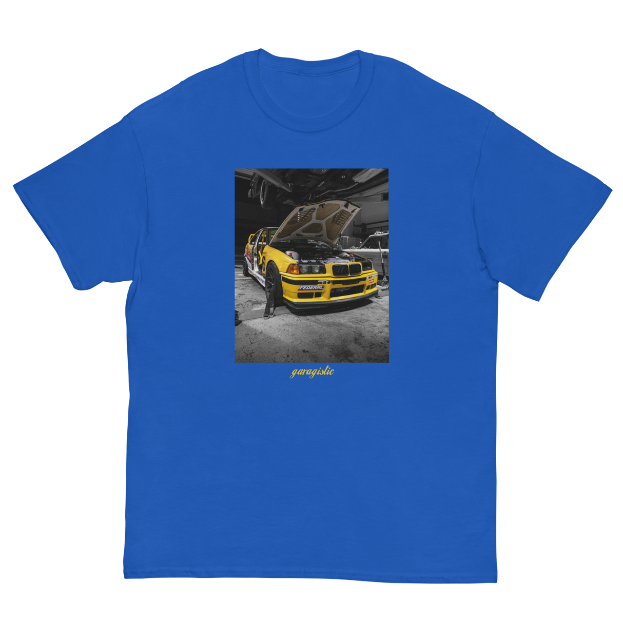 Garagistic E36 Dyno T-Shirt-Apparel-Non-Garagistic Vendor-Royal-S-Garagistic