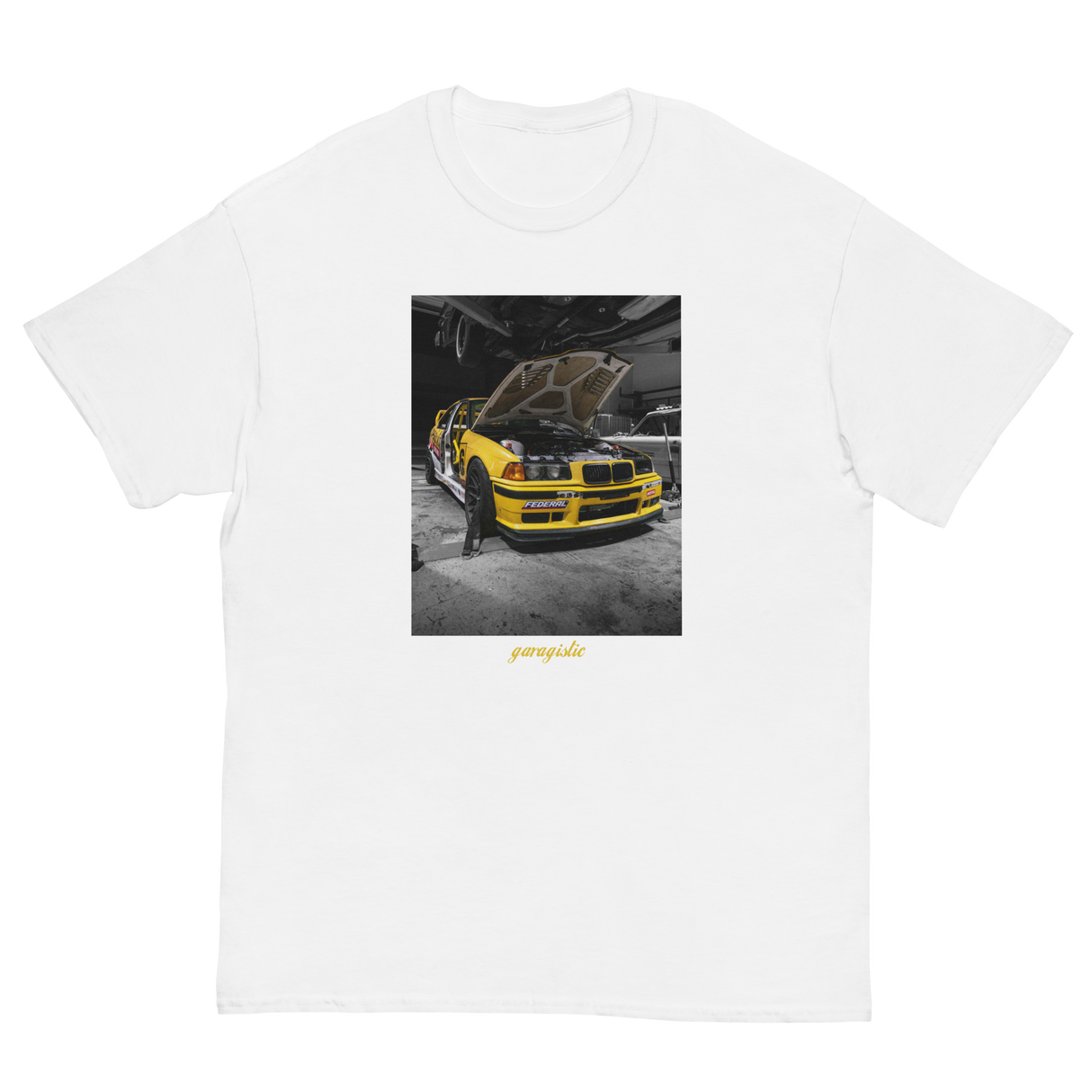 Garagistic E36 Dyno T-Shirt-Apparel-Non-Garagistic Vendor-White-S-Garagistic