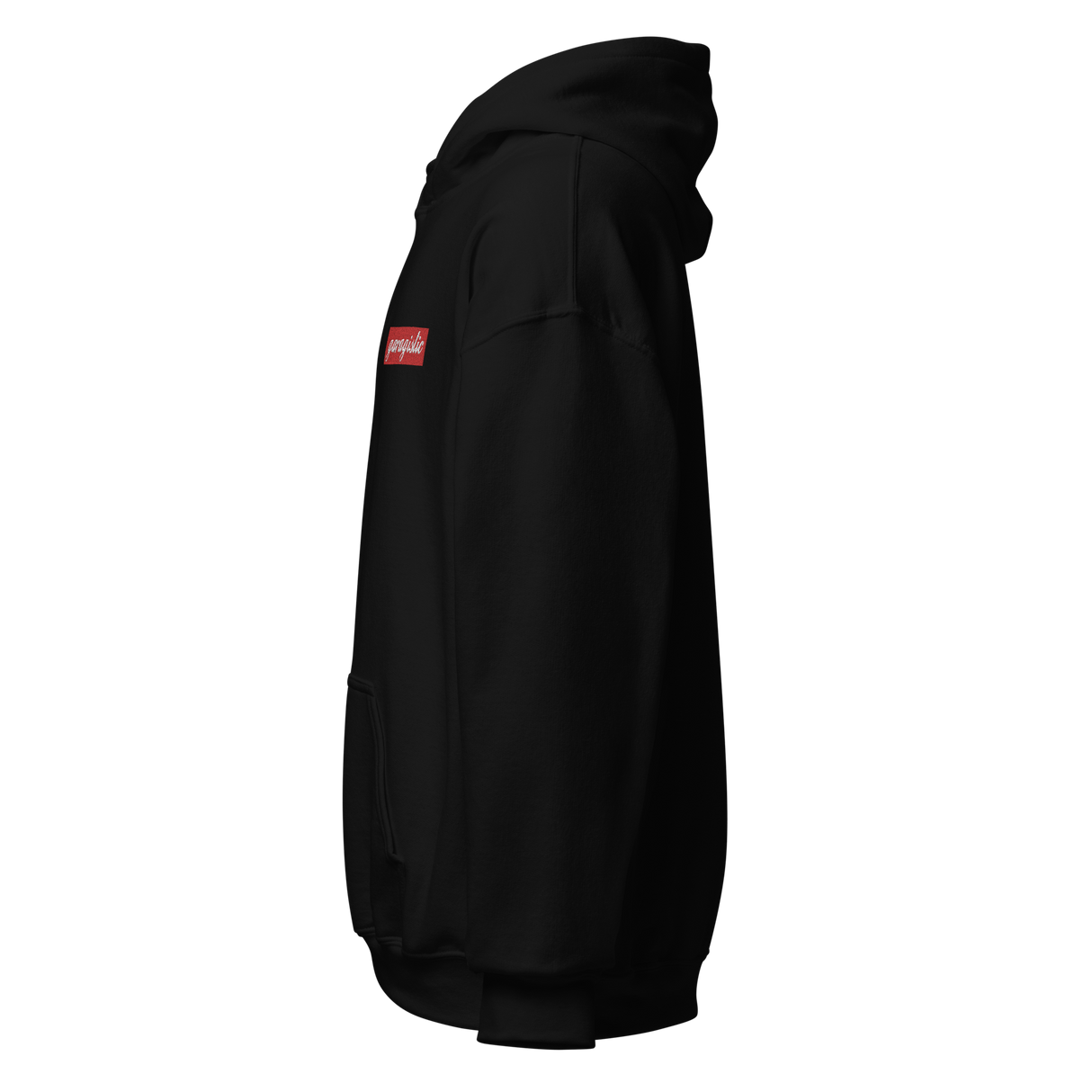 Garagistic Embroidered Box Logo Hoodie-Apparel-Non-Garagistic Vendor-Black-S-Garagistic