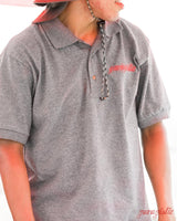 Garagistic Embroidered Polo Shirt-Apparel-Non-Garagistic Vendor-S-Heather Grey-Garagistic