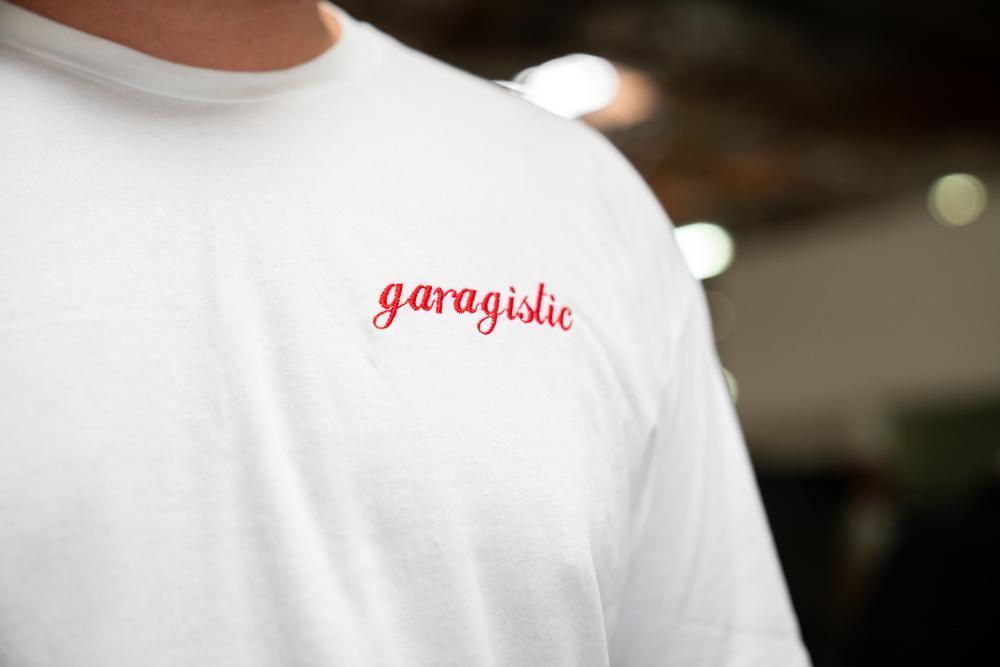 Garagistic Embroidered T-Shirts-Apparel-Non-Garagistic Vendor-S-White-Garagistic