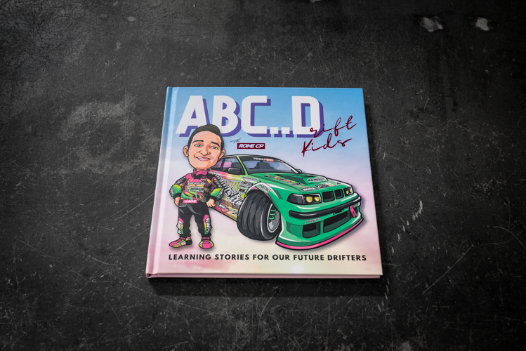 Garagistic Rome CP "ABC's of Drifting" Childrens Book-Apparel-Non-Garagistic Vendor-Garagistic