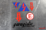 Garagistic Track Pack Stickers-Stickers-Garagistic-Garagistic