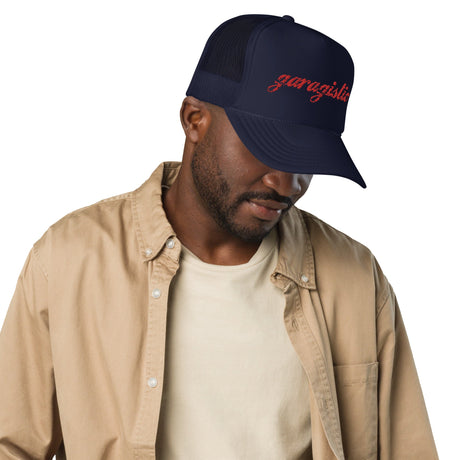 Garagistic Trucker Hat-Apparel-Non-Garagistic Vendor-Navy-Garagistic