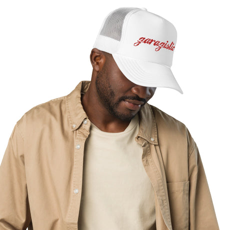 Garagistic Trucker Hat-Apparel-Non-Garagistic Vendor-White-Garagistic