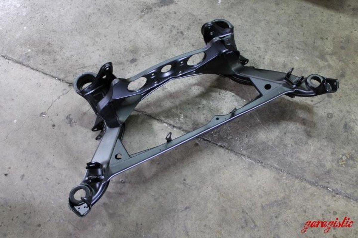 Garagistic W201 190E Reinforced Rear Subframe-Subframes-Non-Garagistic Vendor-Black-I will not be providing a core (+$200)-Garagistic