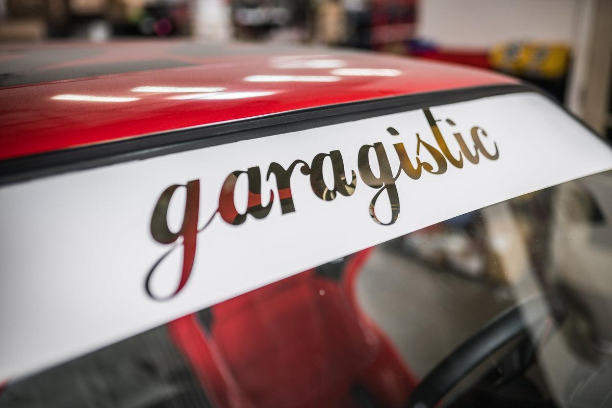 Garagistic Windshield Banner Sticker-Stickers-Garagistic-White-Garagistic