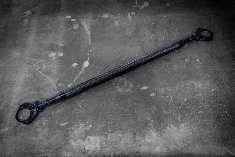 LTW Carbon Fiber E36 Modular 3 Piece Rear Strut Bar - 318, 325, 328, M3-Billet Strut Bars-Garagistic-No Thanks-Raw Aluminum-Garagistic