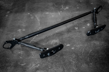 LTW E36 Modular 3 Piece Rear Strut Bar - 318, 325, 328, M3-Billet Strut Bars-Garagistic-No Thanks-Raw Aluminum-Garagistic