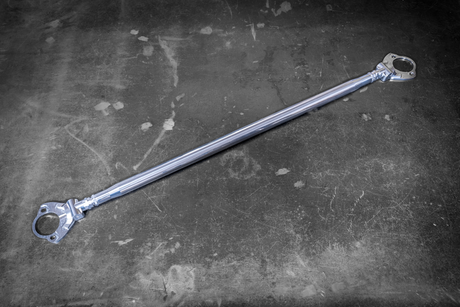 LTW E36 Modular 3 Piece Rear Strut Bar - 318, 325, 328, M3-Billet Strut Bars-Garagistic-No Thanks-Raw Aluminum-Garagistic