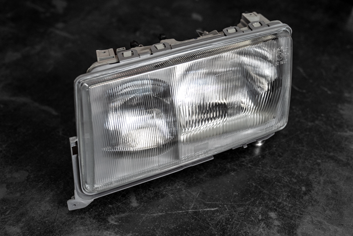 Mercedes 190E W201 Euro Headlights - 0301067329, 0301067330-Headlights-Depo-No thanks!-Garagistic