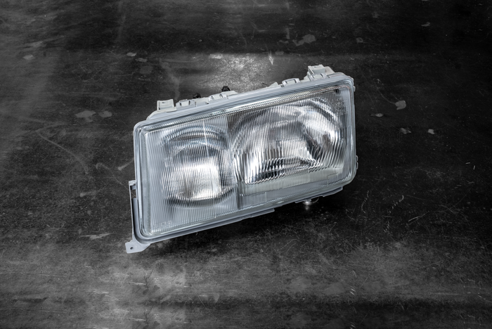 Mercedes 190E W201 Euro Headlights - 0301067329, 0301067330-Headlights-Depo-No thanks!-Garagistic