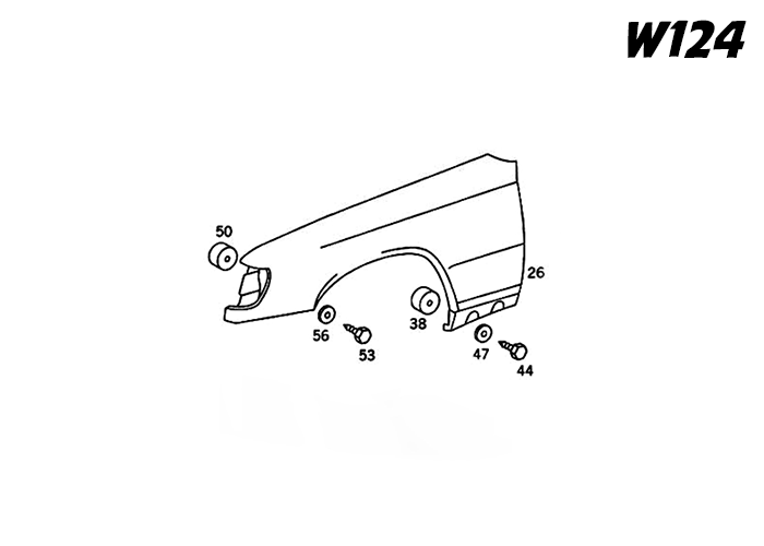 Mercedes W201 & W124 Fender Spacers-Exterior-Garagistic-Garagistic