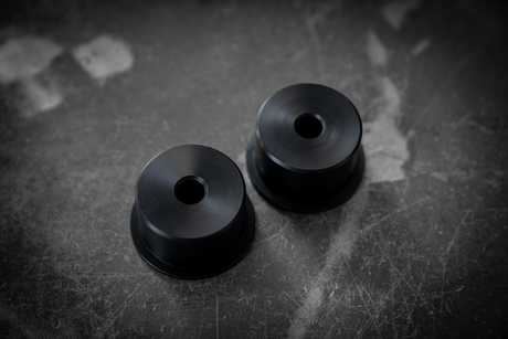 Solid Delrin/Aluminum Differential Cover Bushings (E36, E46 M3, Z4M)-Diff Bushings-Garagistic-Delrin (Race)-Garagistic