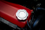 bmw e30 billet aluminum oil cap installed m20 engine motor