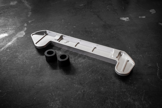 Billet E30 Radiator Bracket Mount - 17111709347-Radiator Bracket-Garagistic-Clear Anodize-Garagistic