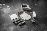 E30 Secondary Diff Mount-Billet Diff Parts-Garagistic-No Bushing-Standard E30-Raw Aluminum-Garagistic