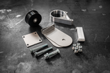 E30 Secondary Diff Mount-Billet Diff Parts-Garagistic-Delrin-Standard E30-Raw Aluminum-Garagistic