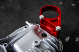 E30 Secondary Diff Mount-Billet Diff Parts-Garagistic-No Bushing-Standard E30-Raw Aluminum-Garagistic