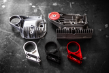 E30 Secondary Diff Mount-Billet Diff Parts-Garagistic-No Bushing-Standard E30-Raw Aluminum-Garagistic