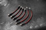 E30 Stainless Steel Complete 6 Brake Line Kit - DOT Compliant-Brake Lines-Garagistic-No clutch line-Garagistic