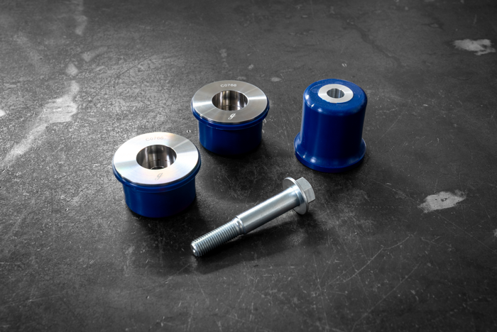 E36 Polyurethane Differential Bushing Kit-Diff Bushings-Garagistic-95a-Add 14mm Bolt Upgrade-Add Washer Upgrade-Garagistic