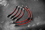 E36 Stainless Steel Complete 6 Brake Line Kit - DOT Compliant-Brake Lines-Garagistic-No clutch line-Garagistic