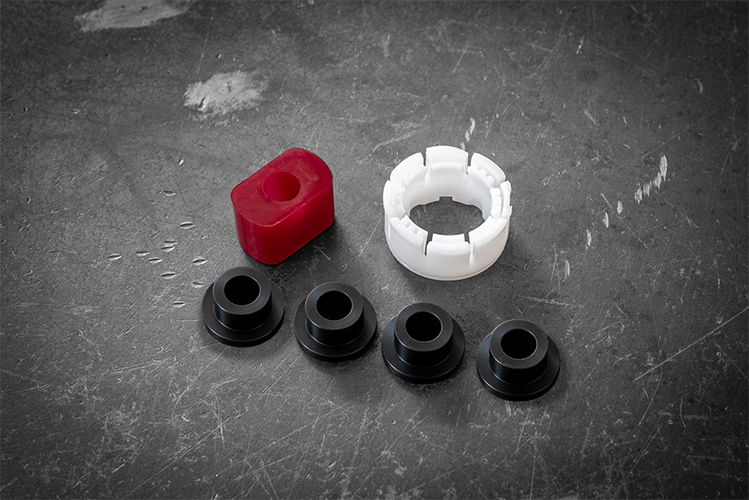 E39 525 Round Shifter Bushing Kit-Shifter Bushing Kits-Garagistic-Delrin-Garagistic