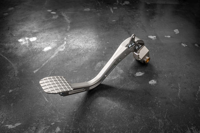 E46 Billet Clutch Pedal - 325i, M3, 330i (35311163870)-Clutch Parts-Garagistic-Bare Aluminum-Garagistic