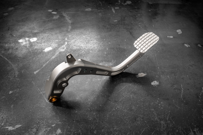 E46 Billet Clutch Pedal - 325i, M3, 330i (35311163870)-Clutch Parts-Garagistic-Bare Aluminum-Garagistic