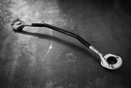 BMW E46 3 Series LTW Front Strut Bar - 323, 325, 328, 330, ZHP-Billet Strut Bars-Garagistic-Bare-Front Brace Only-No Thanks-Garagistic