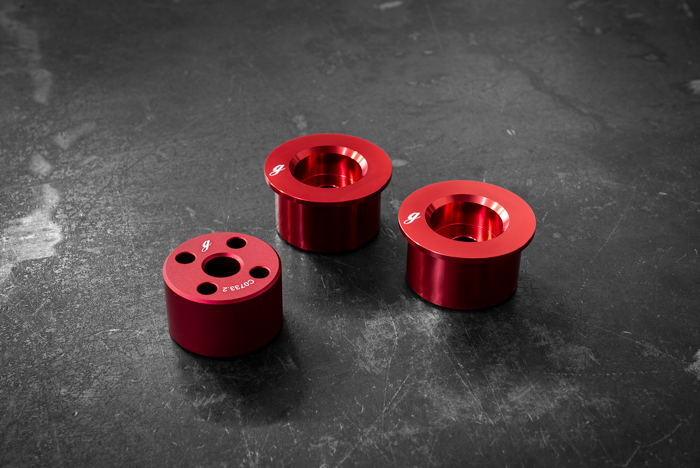 E46 M3 Complete Differential Bushing Kit-Diff Bushings-Garagistic-Aluminum-No Thanks!-Garagistic