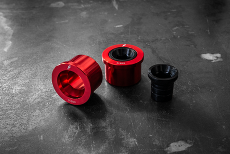 E46 M3 Solid Front Control Arm Bushings-Front Suspension Bushings-Garagistic-Aluminum (Hardcore)-Large Hex (24-25mm)-Garagistic