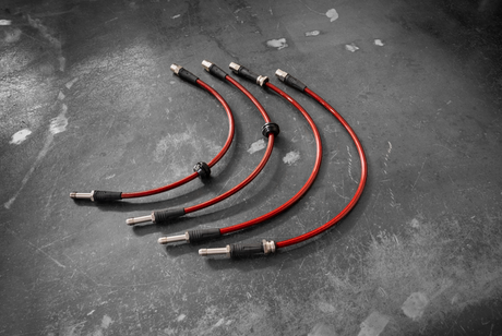 E46 (Non-M) Stainless Steel Complete 4 Brake Line Kit - DOT Compliant-Brake Lines-Garagistic-No clutch line-Garagistic