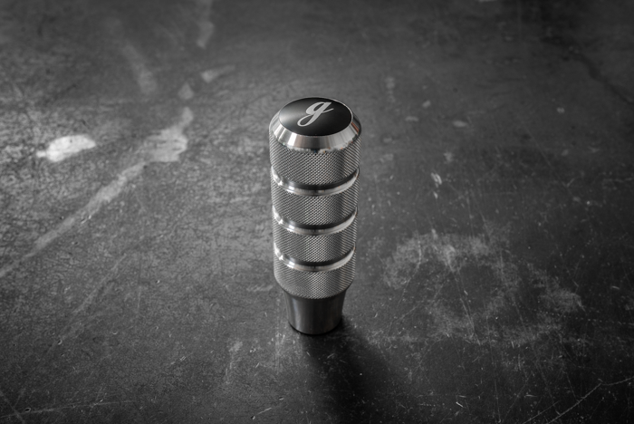 Garagistic Knurled Aluminum Shift Knob - E30, E36, E46, E82, E92-Shift knob-Garagistic-Aluminum-Add Garagistic emblem-Garagistic