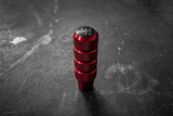 Garagistic Knurled Aluminum Shift Knob - E30, E36, E46, E82, E92-Shift knob-Garagistic-Anodized Red-Add 4 speed emblem-Garagistic