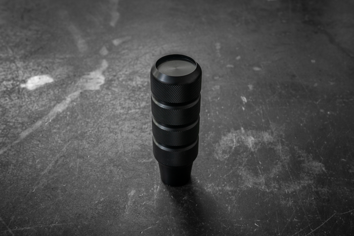 Garagistic Knurled Aluminum Shift Knob - E30, E36, E46, E82, E92-Shift knob-Garagistic-Anodized Black-No emblem-Garagistic