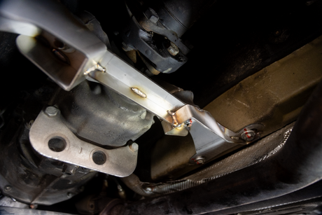 E46 5 Speed Heavy Duty Transmission Brace - 325, 330-Transmission Braces-Garagistic installed 