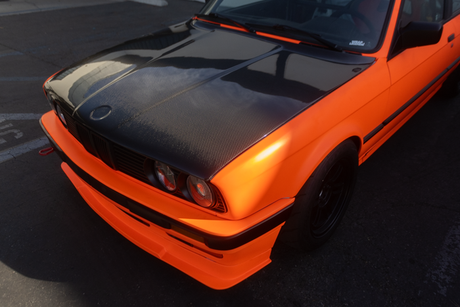 bmw e30 carbon fiber hood 