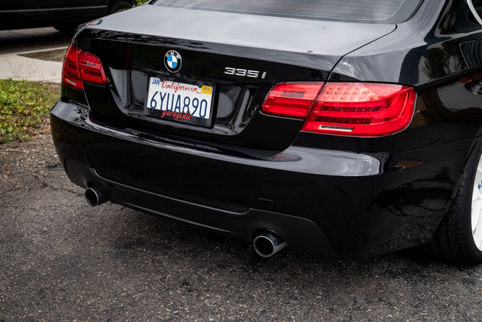 E92 M3 Style Rear Bumper with Diffuser - Without PDC