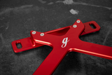 BMW E30 / E36 X-Brace-Chassis Bracing-Garagistic-E30-Red Anodize-Garagistic