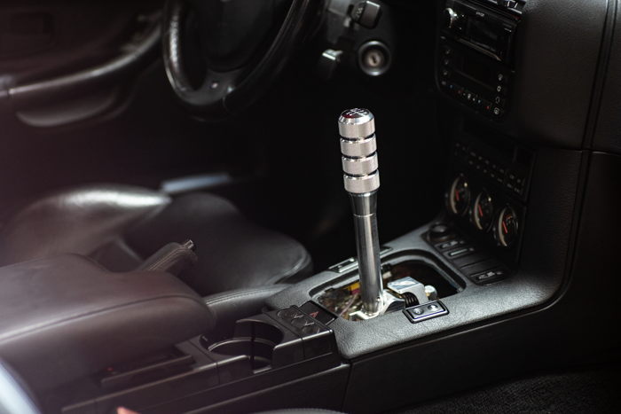 E36 "PRO" Self Centering Chassis Short Shifter-Solid mount shifter-Garagistic-Bare-short-knurled-Garagistic