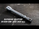 E30 Pre-packaged combo - Supreme shifter + Vintage aluminum knob + OEM rod+ 5 speed emblem