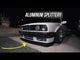 E30 Aluminum IS Lip Splitter (Late Model)