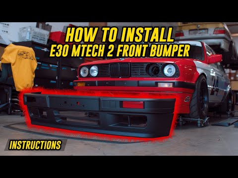 E30 "MTech 2" Front Bumper - Aftermarket Replacement